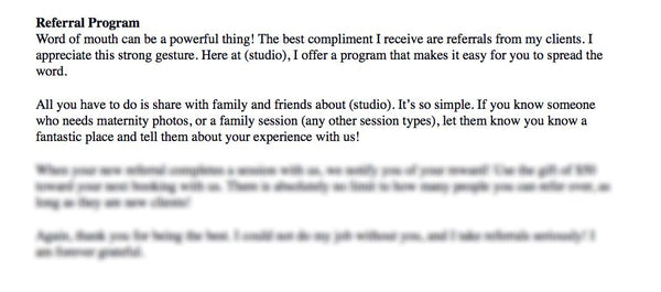 Prewritten Photography Content, Text For Your Photography Website, About Me Sections, Blogs, Emails + More!