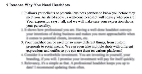 Prewritten Photography Content, Text For Your Photography Website, About Me Sections, Blogs, Emails + More!