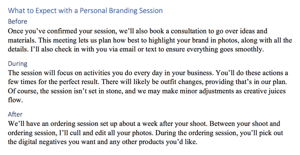 The Complete Personal Branding Photography Product Collection for CANVA