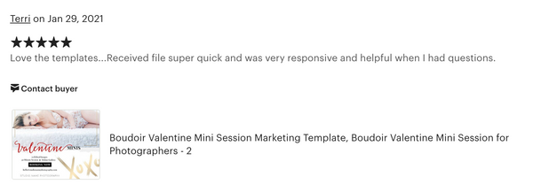 Boudoir Valentine Mini Session Marketing Template Bundle for Photographers