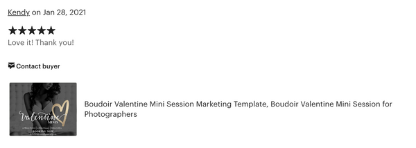 Boudoir Valentine Mini Session Marketing Template Bundle for Photographers