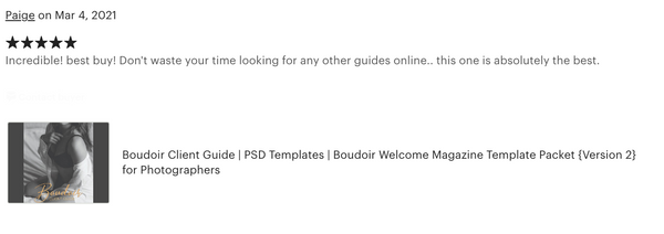 Boudoir Client Guide | PSD Templates | Boudoir Welcome Packet