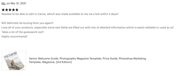 Senior Welcome Packet Template {3rd Edition}