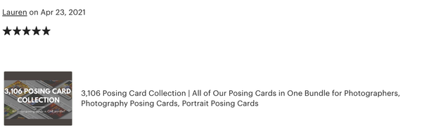 3,106 Posing Card Collection | All of our posing cards in 1 bundle!