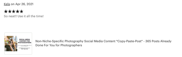 Non-Niche-Specific Photography Social Media Content *Copy-Paste-Post* - 365 Posts Already done for you!