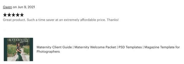 Maternity Client Guide | Maternity Welcome Packet | PSD Templates