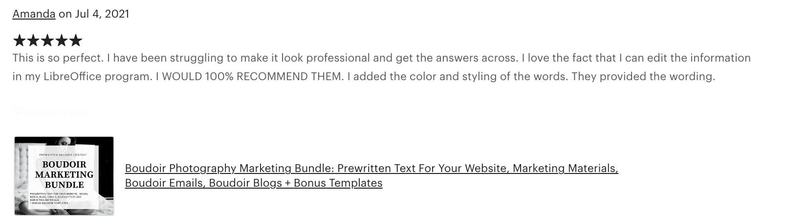 Boudoir Photography Marketing Bundle: Prewritten Text for your