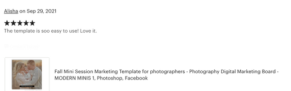 Fall Mini Session Marketing Template - Photography Digital Marketing Board - MODERN MINIS 1 - 1562