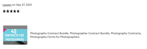 42 Contracts for Photographers