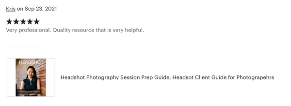 Headshot Photography Session Prep Guide, Headshot Client Guide