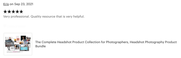 The Complete Headshot Photography Product Collection