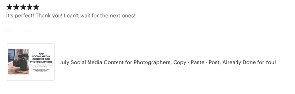 July Social Media Content for Photographers *Copy-Paste-Post*  Already done for you!