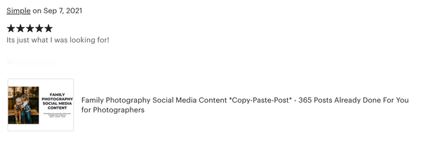 Family Photography Social Media Content *Copy-Paste-Post* - 365 Posts Already done for you!