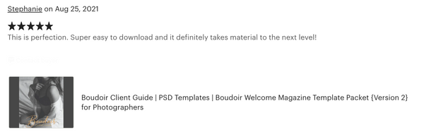 Boudoir Client Guide | PSD Templates | Boudoir Welcome Packet