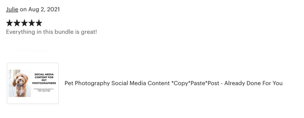Pet Photography Social Media Content *Copy-Paste-Post* - Already done for you!