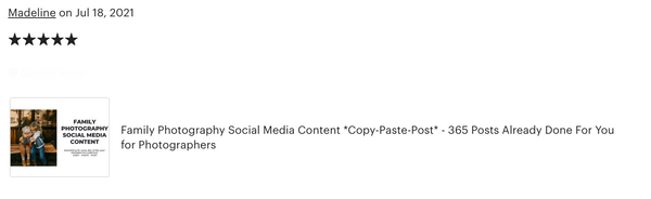 Family Photography Social Media Content *Copy-Paste-Post* - 365 Posts Already done for you!