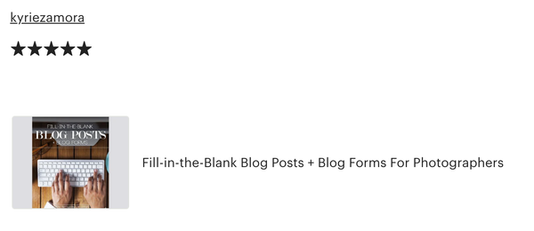 Fill-in-the-Blank Blog Posts + Blog Forms - BP4U Photographer Resources