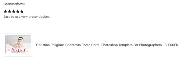 Christian Christmas Cards - Four Template Bundle For Photographers - Photoshop Required - BLESSED SEASON - 1607