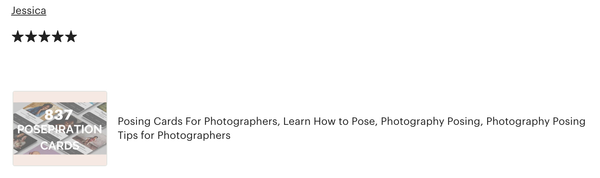 837 Posepiration Portrait Setting Cards