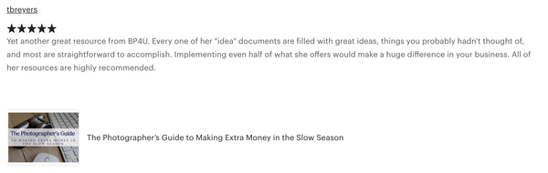 The Photographer's Guide To Making Extra Money In The Slow Season