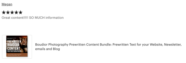 Boudoir Photography Prewritten Content Bundle: Prewritten Text for your Website, Newsletter, Emails + Blog!