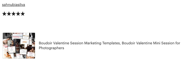 Boudoir Valentine Mini Session Marketing Template Bundle for Photographers