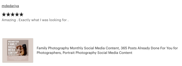 *BRAND NEW* Family Photography Monthly Social Media Content *Copy-Paste-Post* - 365 Posts Already done for you!