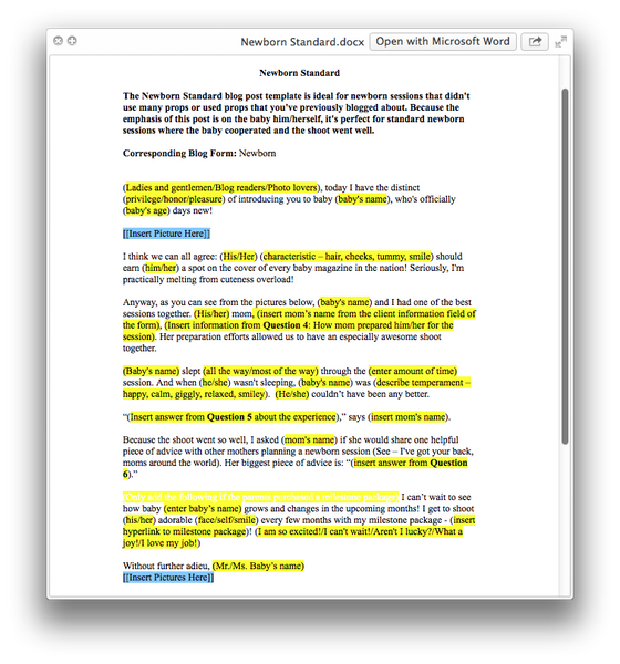 Fill-in-the-Blank Blog Posts + Blog Forms