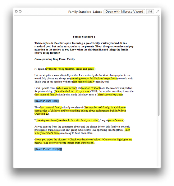 188 Prewritten Blog Posts For Photographers + Forms!