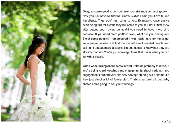 The Business of Wedding Photography