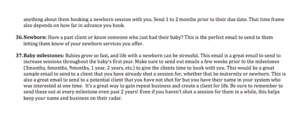 Photographer Emails Made Easy!