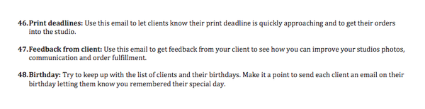 Photographer Emails Made Easy!