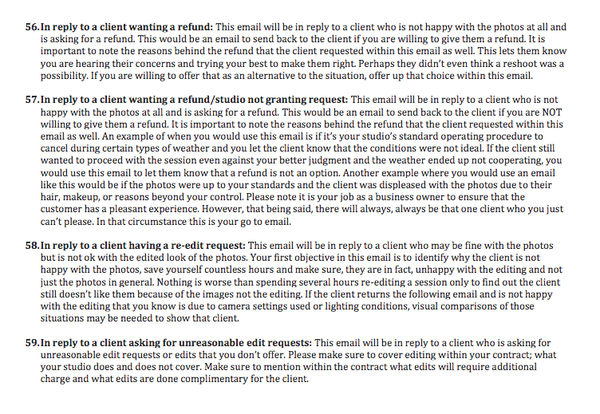 Photographer Emails Made Easy!