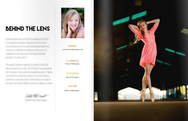 Senior Magazine Welcome Packet Template Design by Devoted Imagery