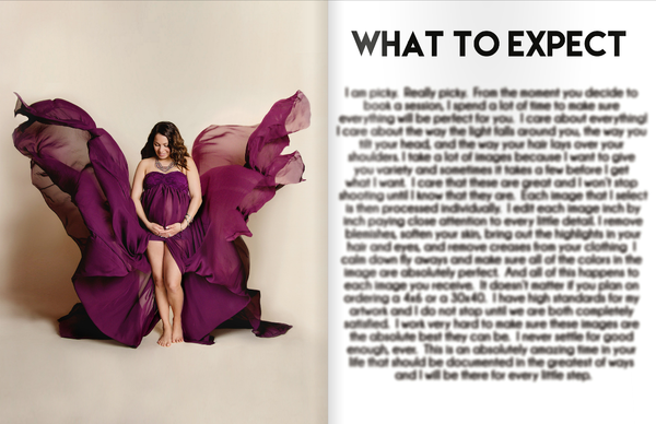 Maternity Magazine Welcome Packet Template Design by Devoted Imagery