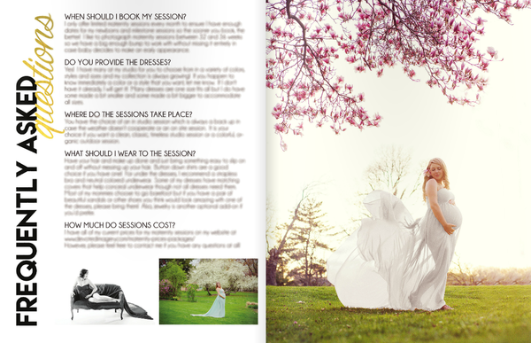Maternity Magazine Welcome Packet Template Design by Devoted Imagery