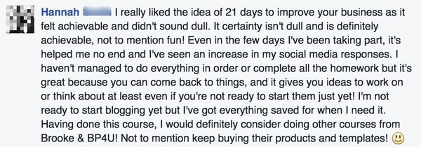 21 Days To Grow Your Photography Business Course