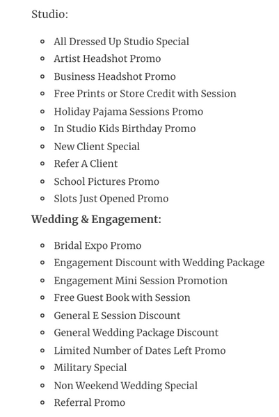 80 Copy and Paste Promotional Emails for Every Photographer