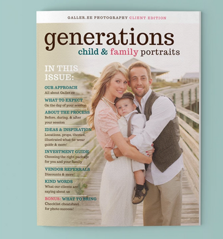 Child & Family Portrait Marketing Magazine