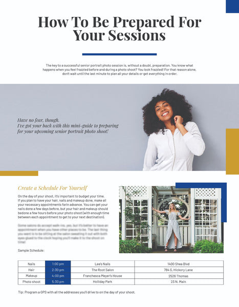 Senior Client Guide, Welcome Packet Template, Magazine Template