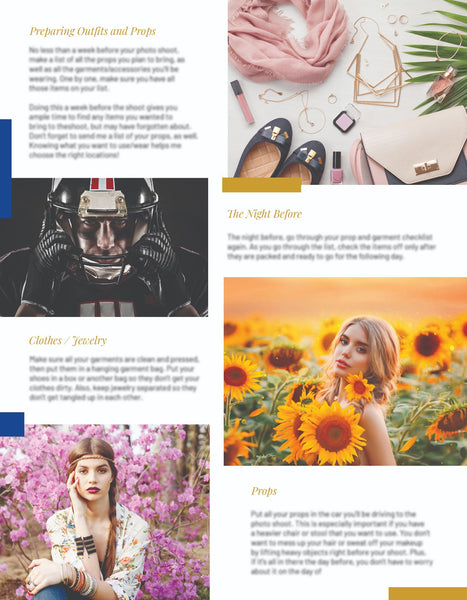 Senior Client Guide, Welcome Packet Template, Magazine Template