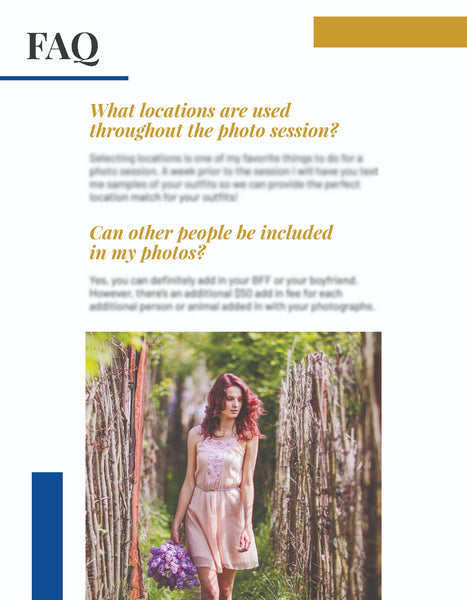 Senior Client Guide, Welcome Packet Template, Magazine Template