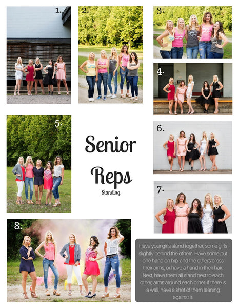 Senior Posing Formula Cards by Kelly Broyles Photography