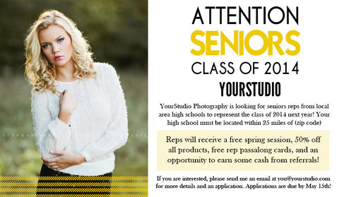 Senior Rep Model Call Graphics