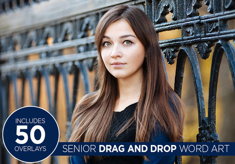 Senior Drag and Drop Word Art