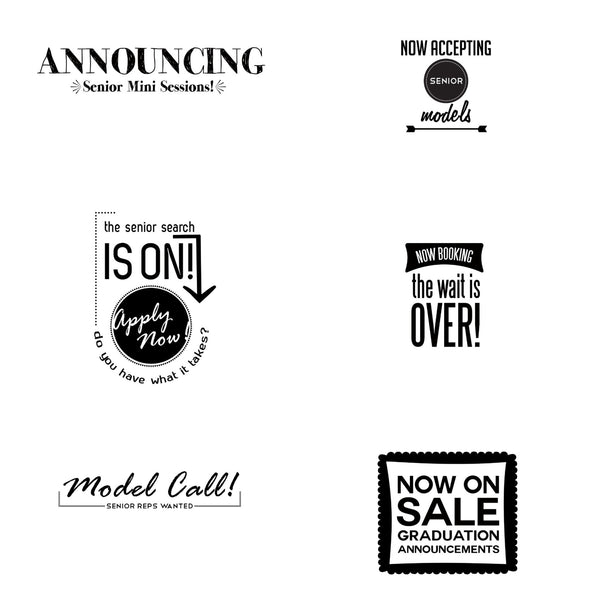 Senior Drag and Drop Word Art