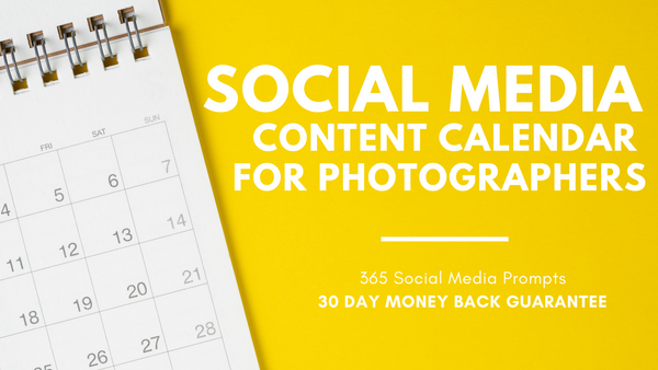 Social Media Content Calendar For Photographers