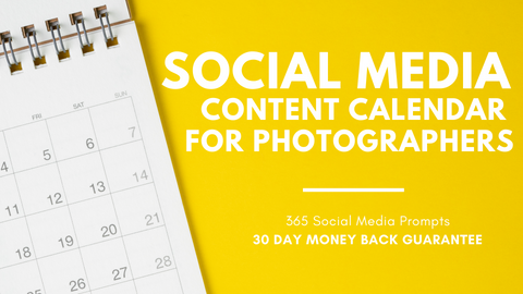 Social Media Content Calendar For Photographers