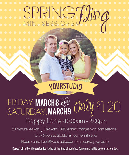 Spring Mini Session Marketing Graphics
