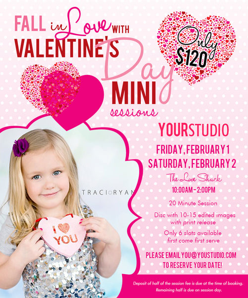 Valentine Mini Session Marketing Graphics